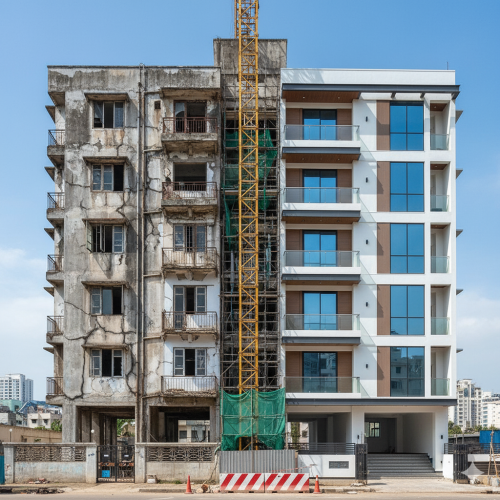 Image showcasing Apartment Reconstruction Chennai | Sankar Infra Projects